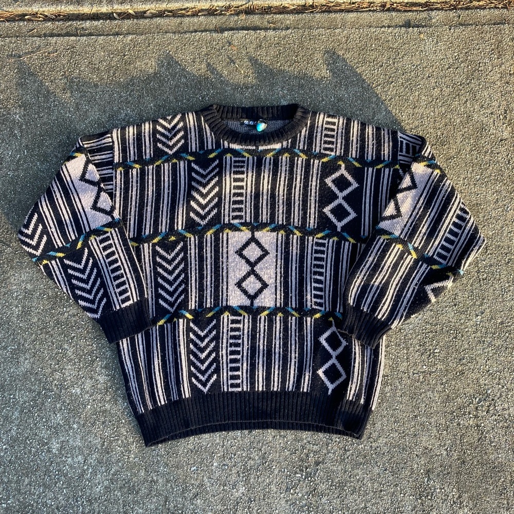 90s All Over Sweater